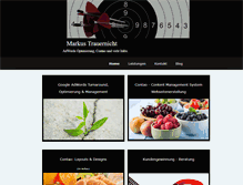 Tablet Screenshot of markustrauernicht.com